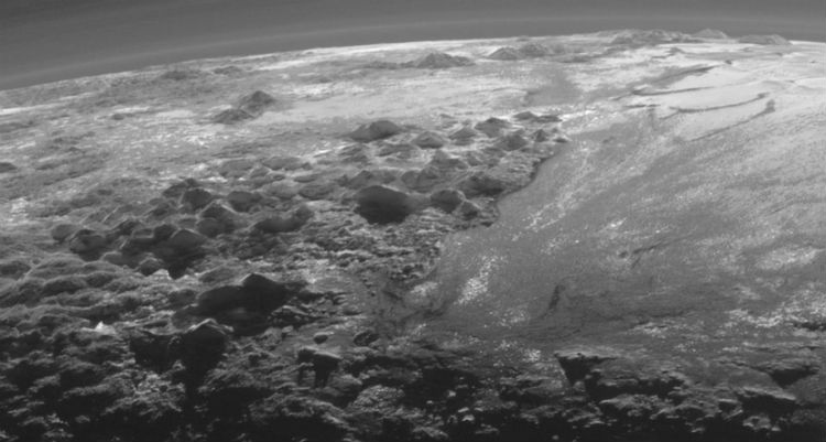 Pluto's surface